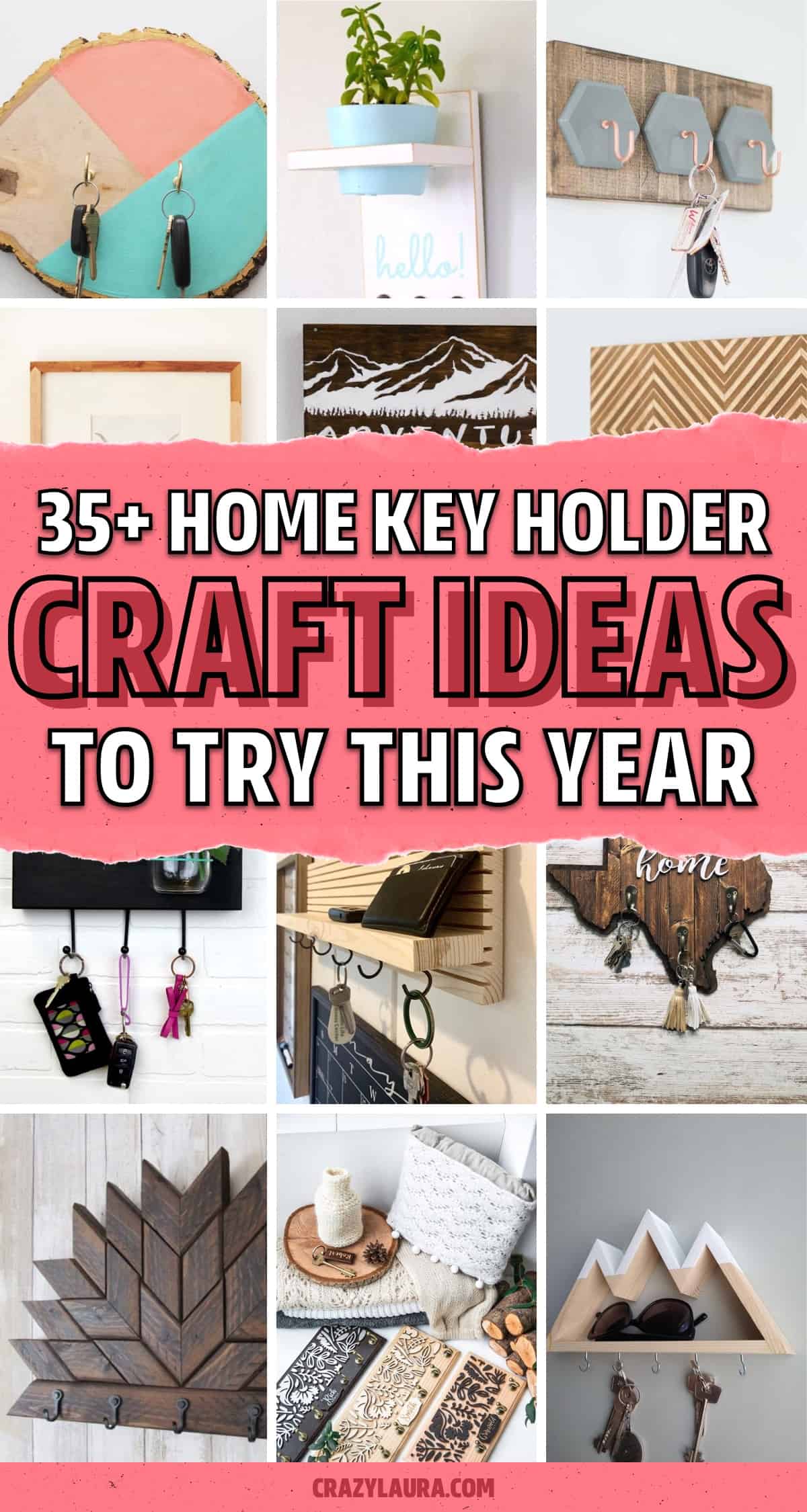 10 DIY Key Holder Ideas for a Clutter-Free Home - Image 3