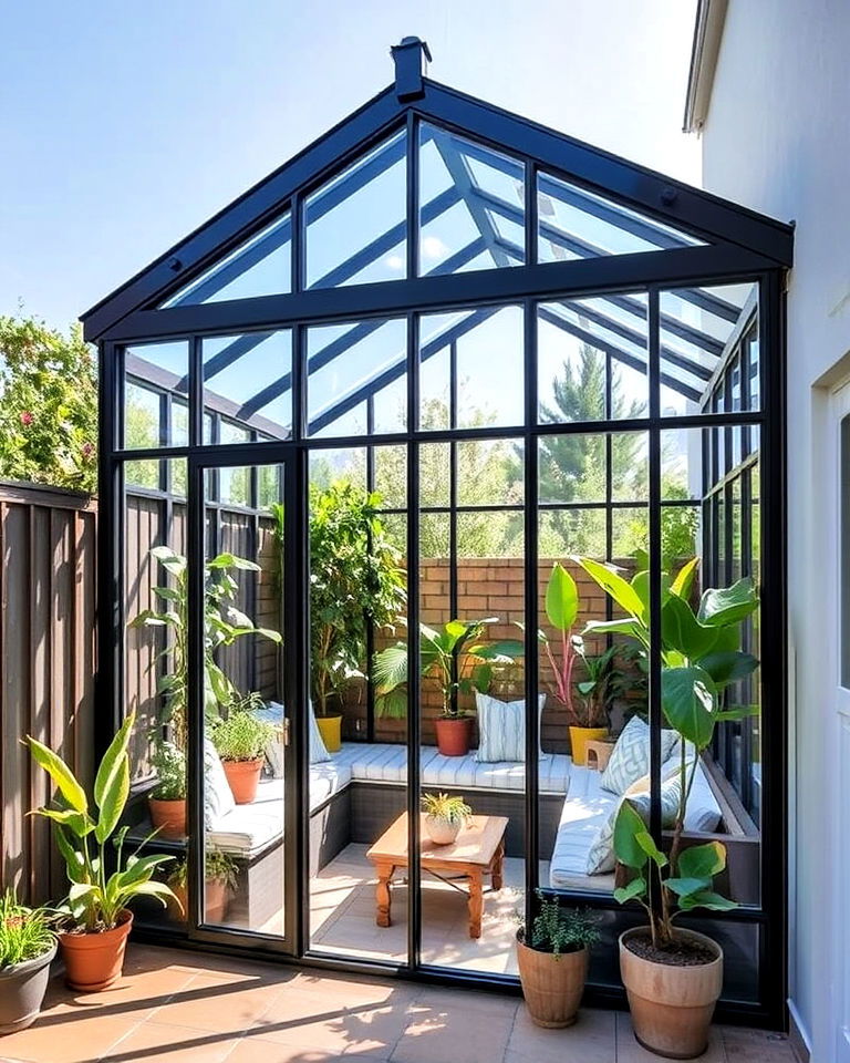 Maximize Your Space: Creative Corner Greenhouse Ideas for Small Gardens - Image 1