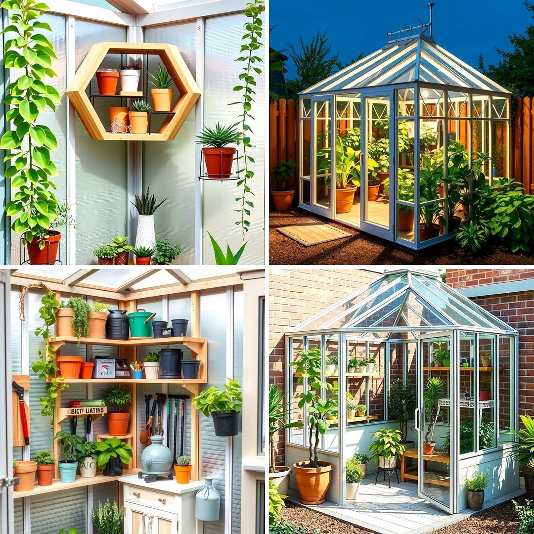 Maximize Your Space: Creative Corner Greenhouse Ideas for Small Gardens - Image 4